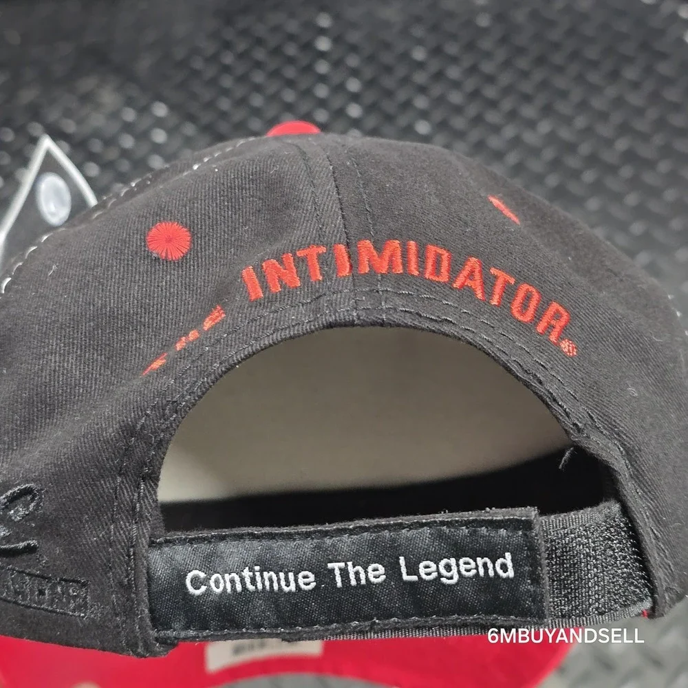 Vintage 1990s Dale Earnhardt‎ #3 Sharktooth Strap back Hat NWT Intimidator